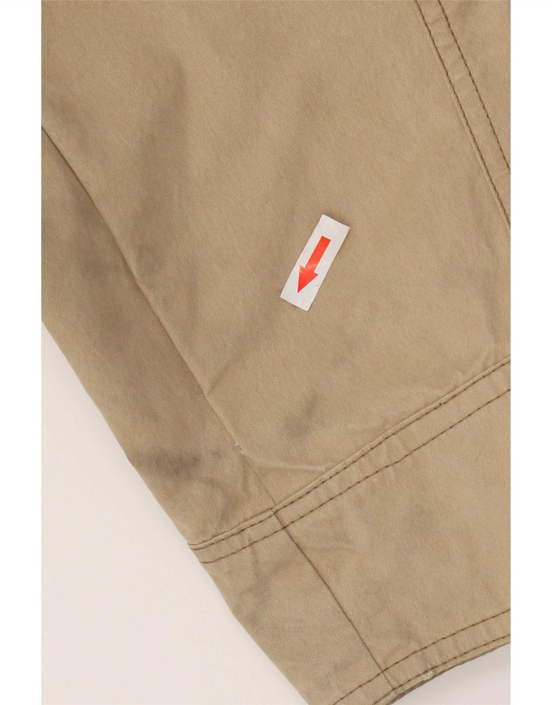 Jaqueta utilitária masculina Braddock UK 40 grande algodão bege