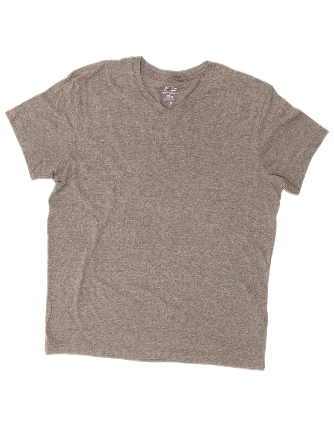 Camiseta masculina J. CREW Top pequeno algodão cinza
