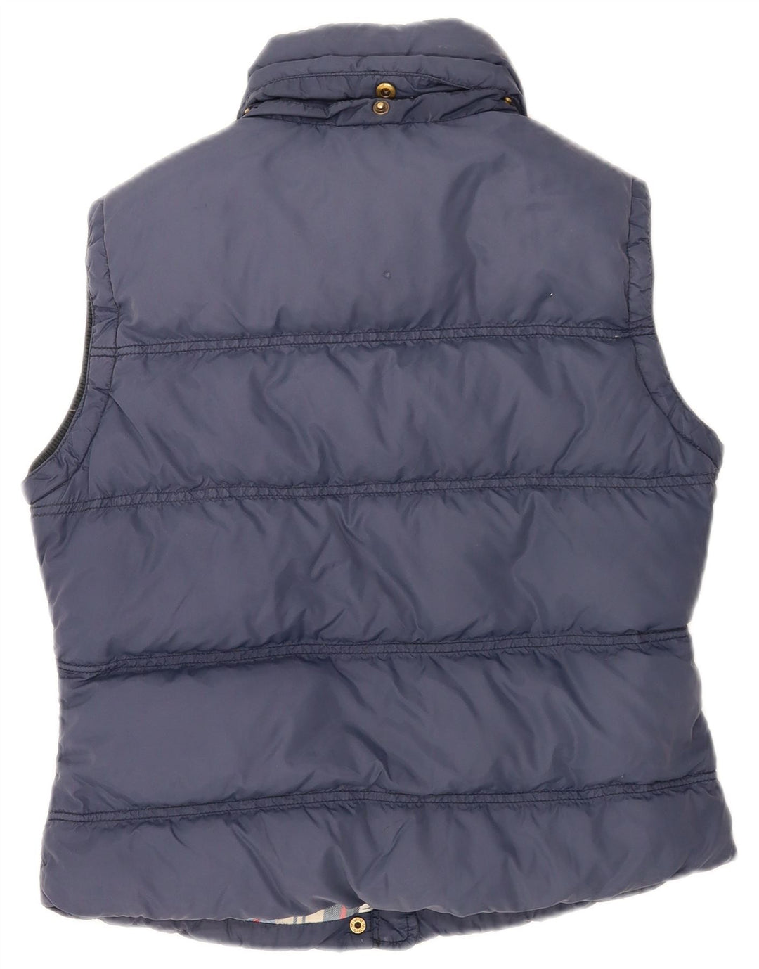 Colete acolchoado feminino Jack Wills UK 12 médio azul marinho