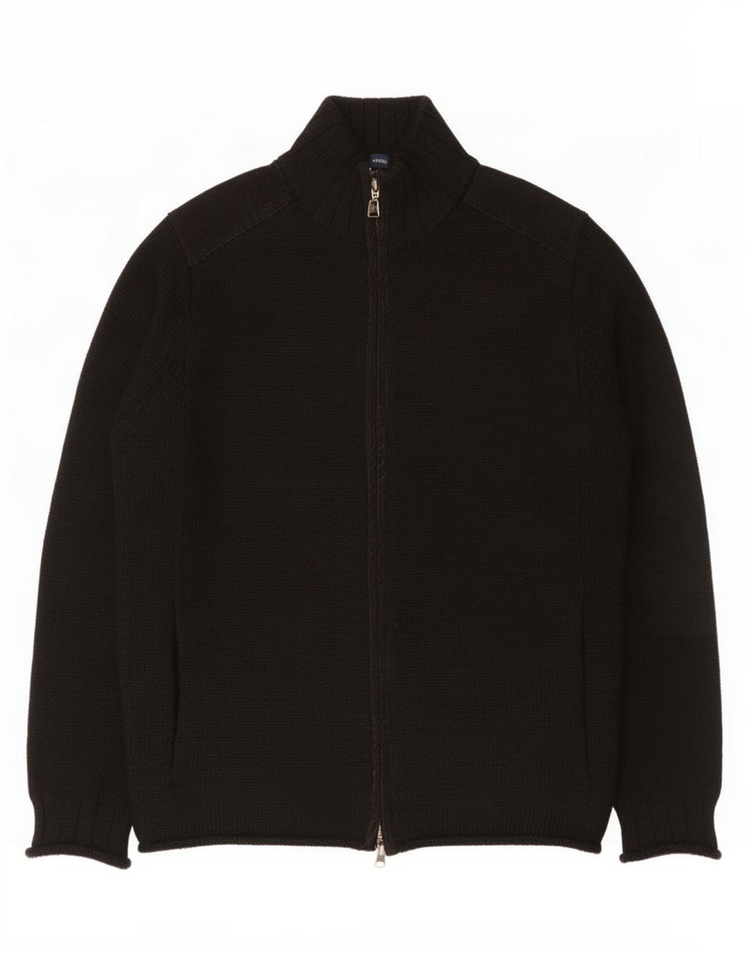 Suéter Cardigan Masculino French Connection Lã Média Preta