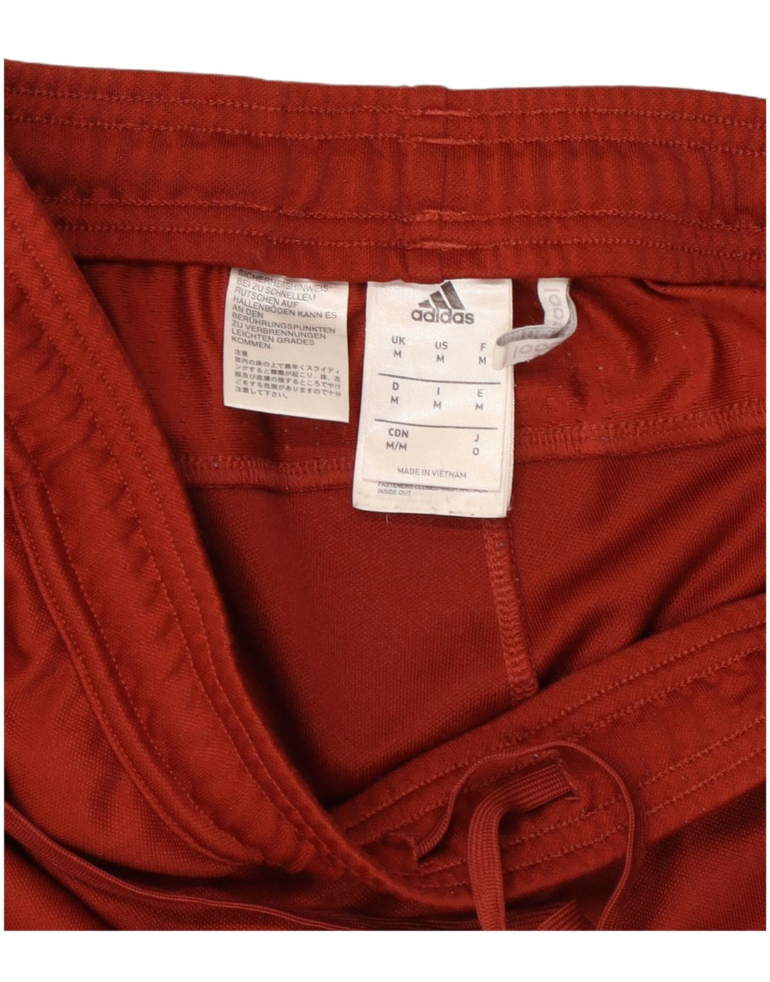 Calças de treino masculinas ADIDAS Climacool médio marrom poliéster