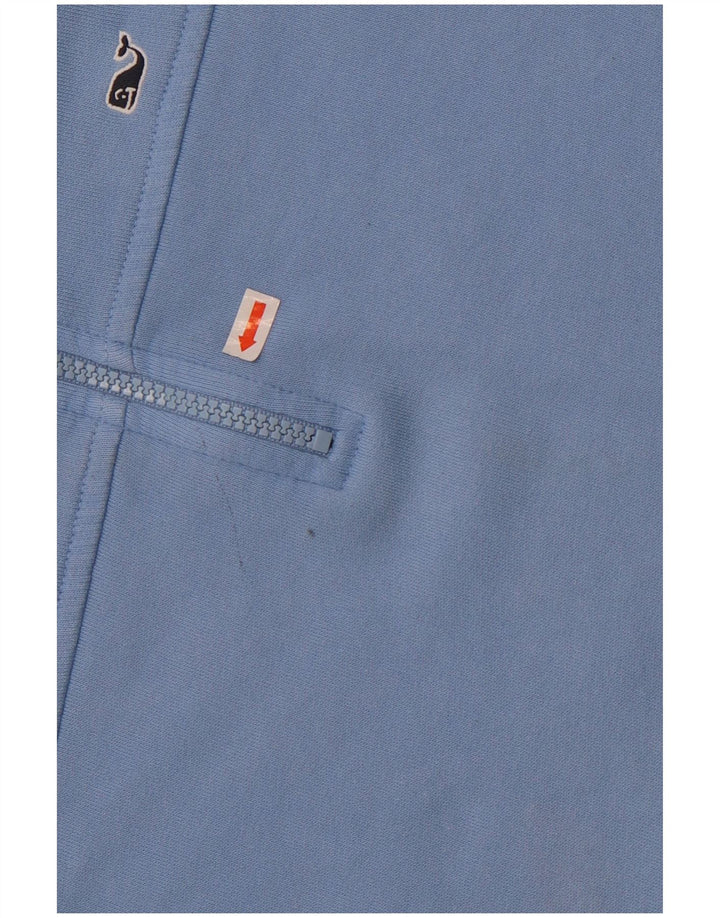 Suéter feminino Vineyard Vines com zíper e gola grande, Reino Unido 10, pequeno, azul