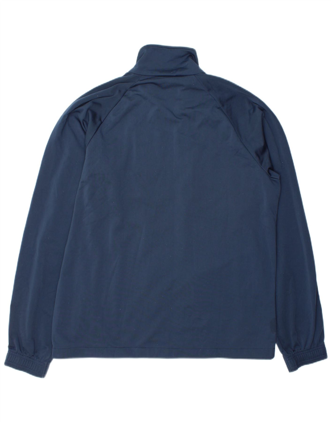 Asics Mens Tracksuit Top Jacket XL Azul Marinho Listrado Poliéster