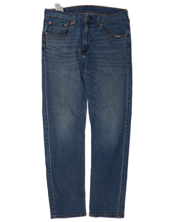 Levi's Mens 502 Tapered Jeans W32 L32 Blue Cotton