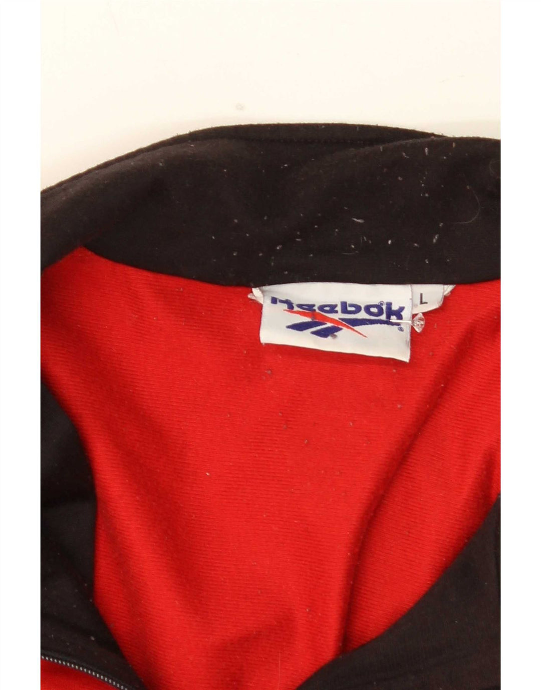 Jaqueta masculina Reebok Graphic Tracksuit Top grande bloco colorido vermelho