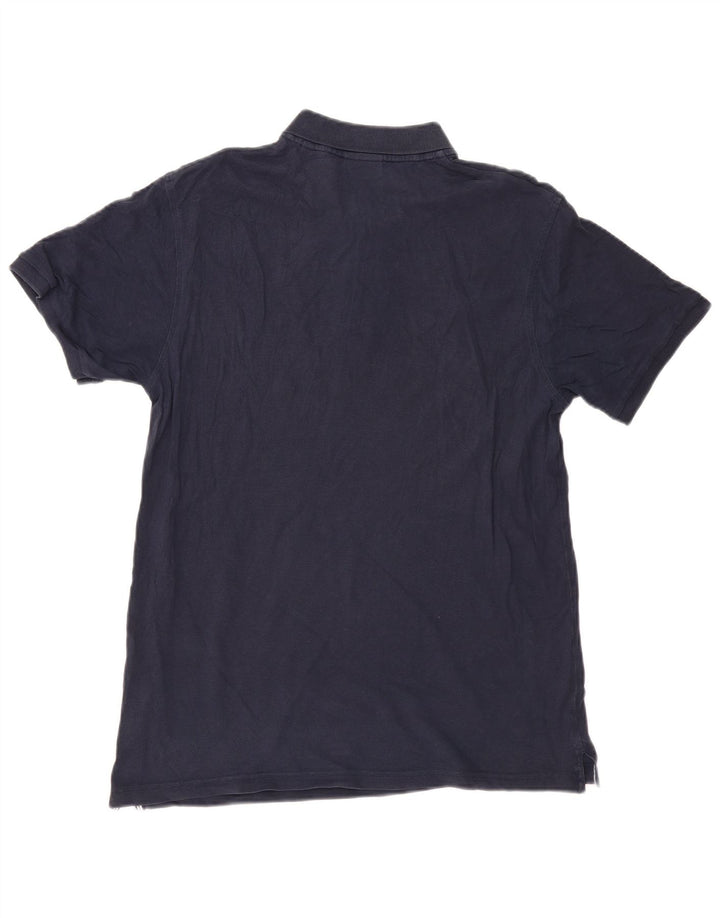 Camisa polo masculina Gant grande algodão azul marinho