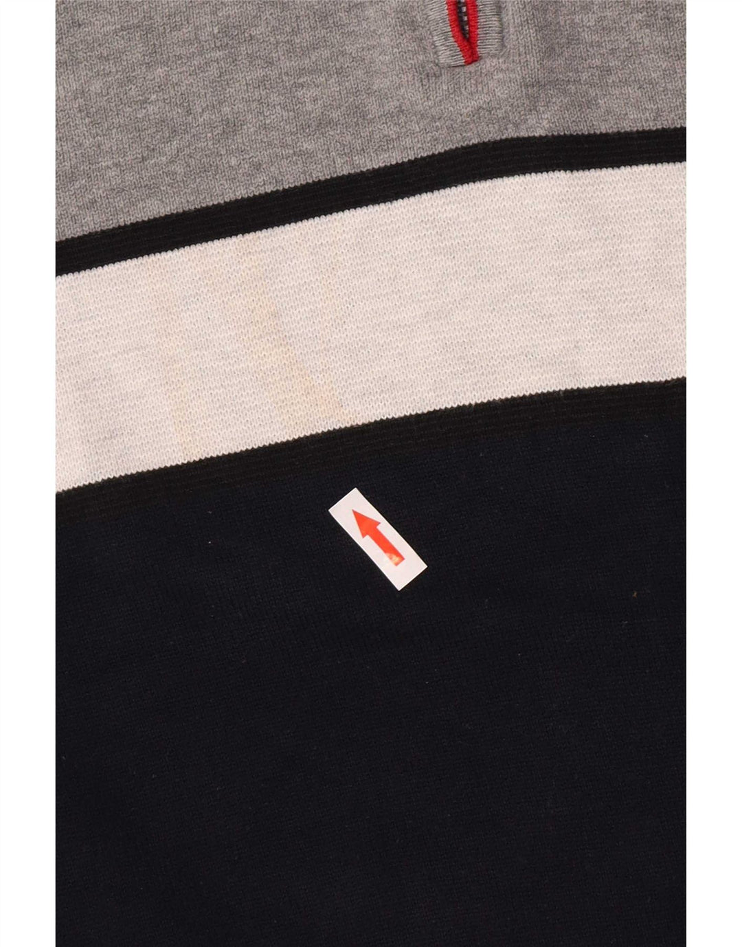 Suéter masculino Marks & Spencer Blue Harbor com zíper e gola média azul marinho