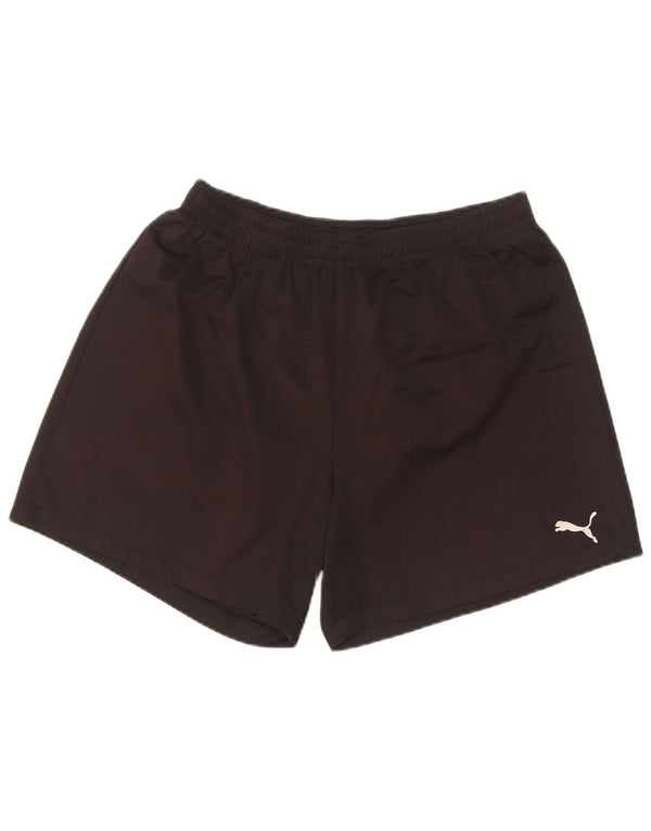 Shorts esportivos masculinos Puma médio preto