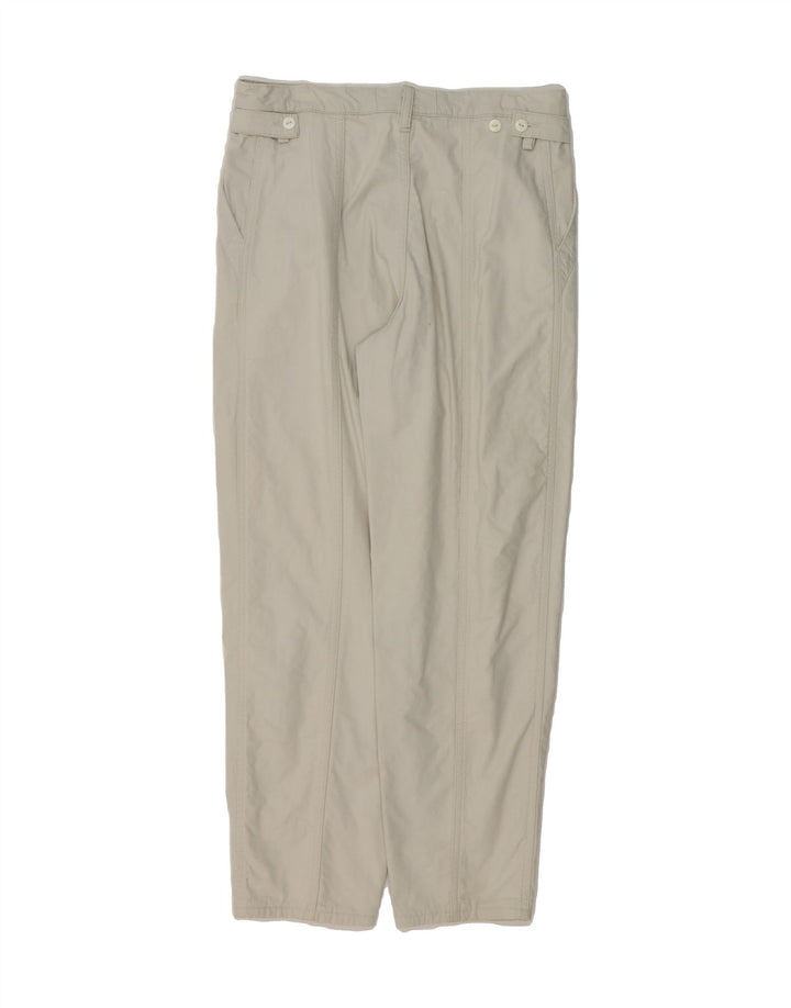 VINTAGE Womens Pegged Chino Trousers IT 44 Medium W30 L28 Off White Cotton Vintage Vintage and Second-Hand Vintage from Messina Hembry 
