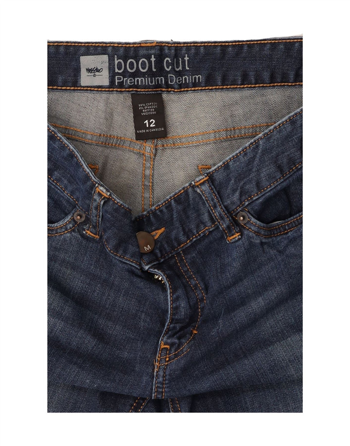 MOSSIMO Womens Bootcut Jeans US 12 Large W36 L29 Navy Blue Cotton Vintage Mossimo and Second-Hand Mossimo from Messina Hembry 