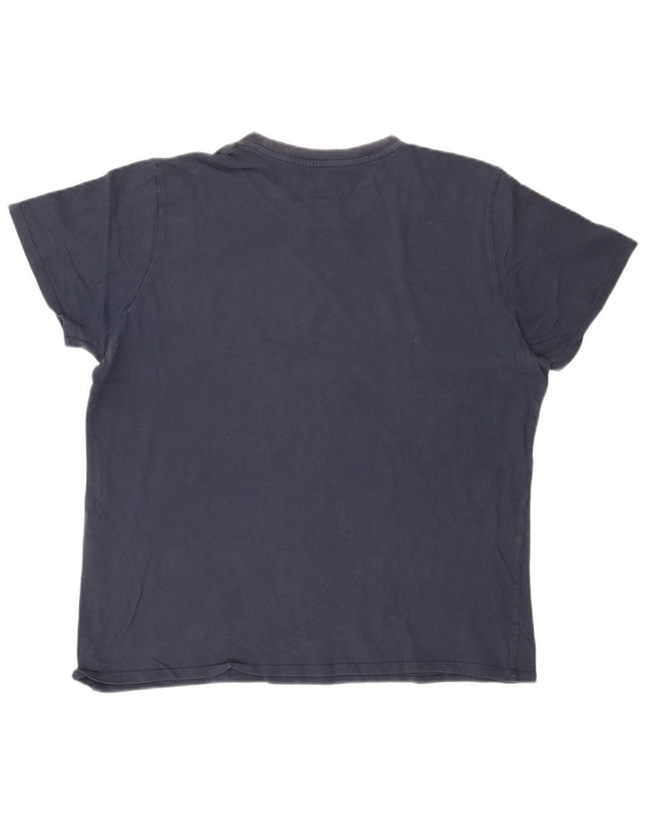 Camiseta gráfica masculina Levi's Top XL algodão azul marinho