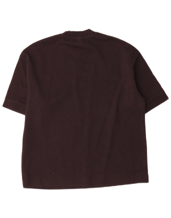 Camiseta masculina Zara Top pequeno algodão preto