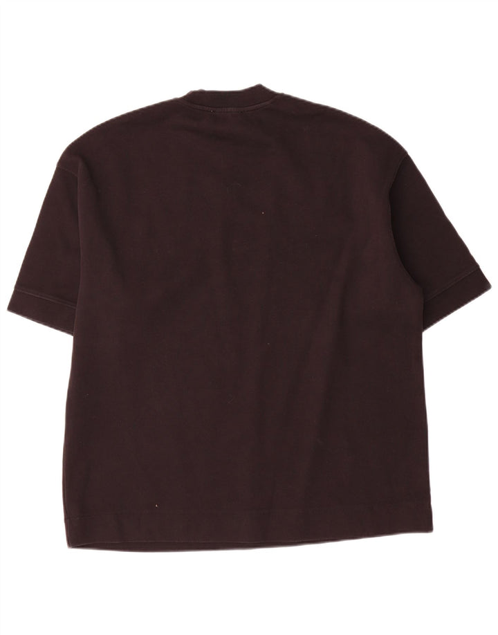 Camiseta masculina Zara Top pequeno algodão preto