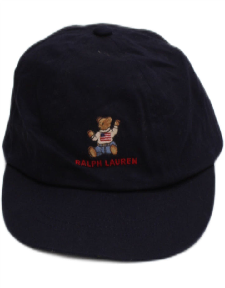 Ralph Lauren Boys Boné de beisebol gráfico tamanho único algodão azul marinho