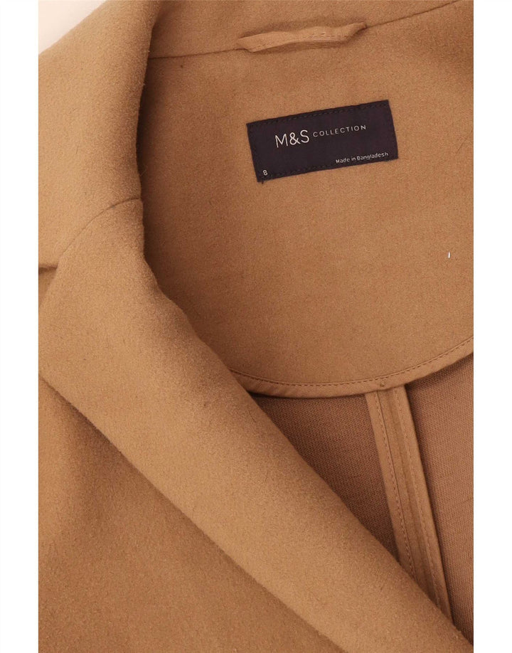 Sobretudo feminino Marks & Spencer UK 8 pequeno bege