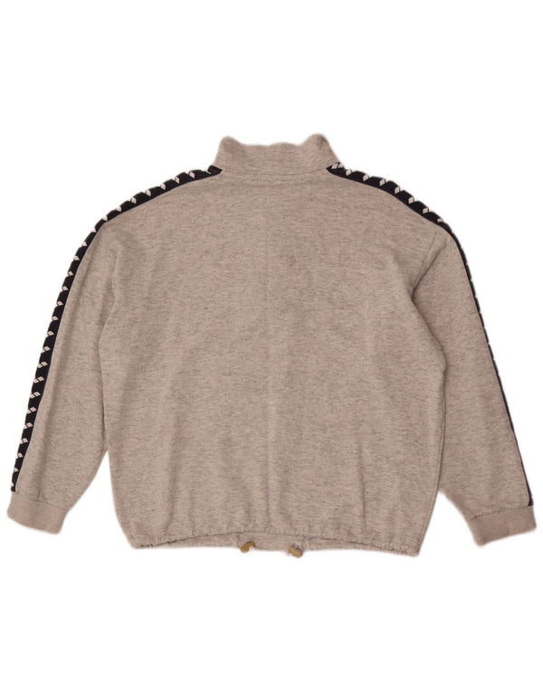 Arena feminino oversized gráfico moletom jumper UK 18 XL cinza colorblock