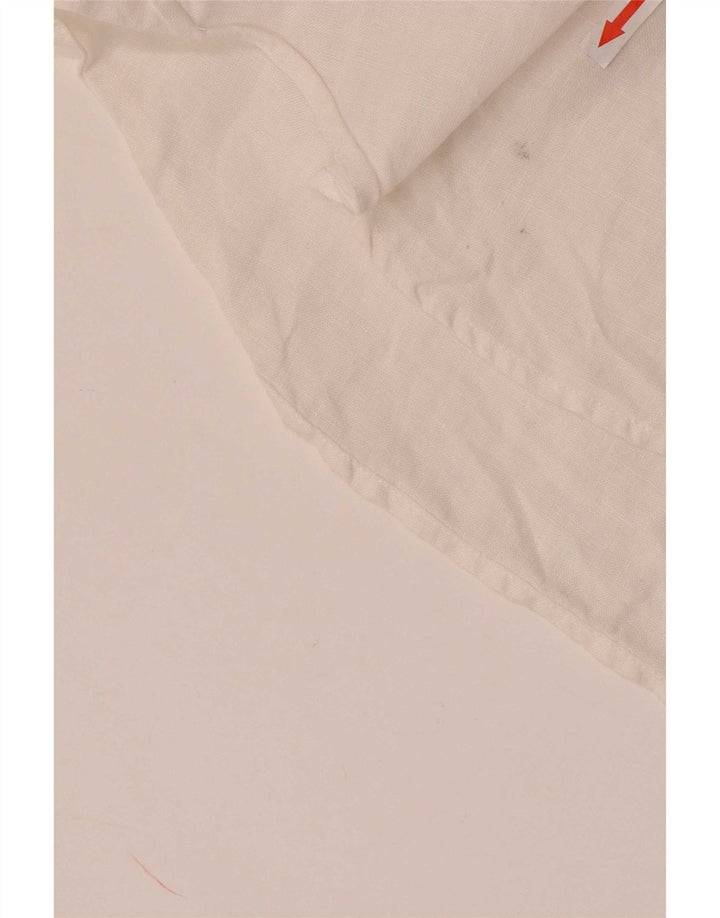 US Polo Assn. Camisa masculina tamanho 39 algodão branco pequeno