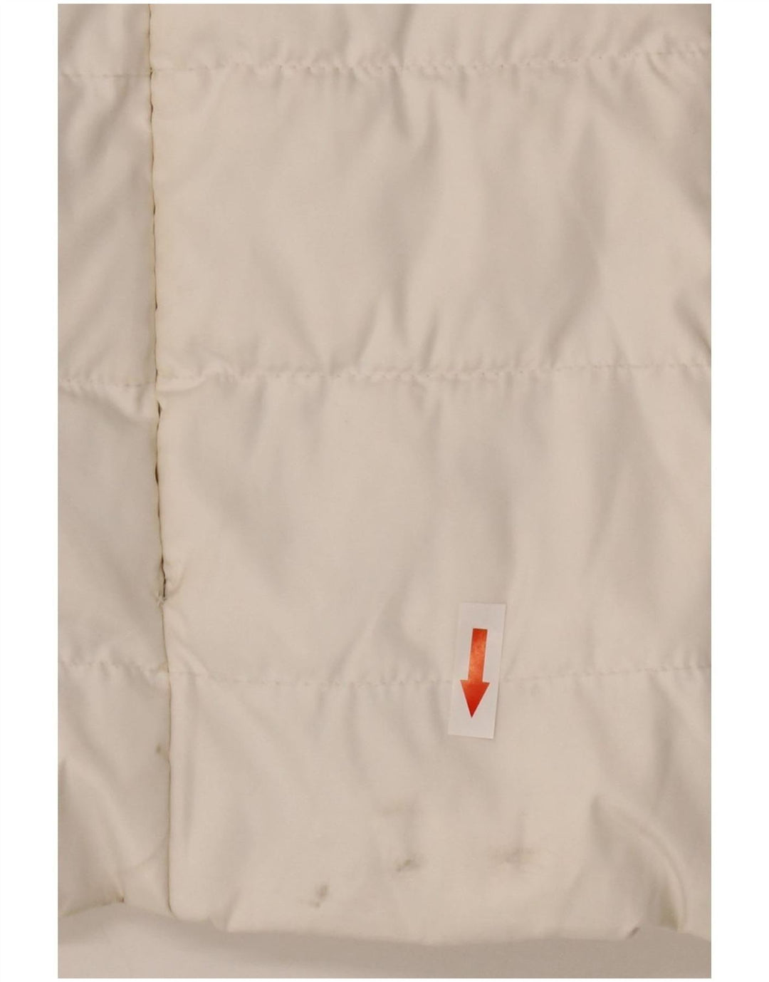 Jaqueta acolchoada com capuz feminina Superdry UK 14 grande poliéster branco