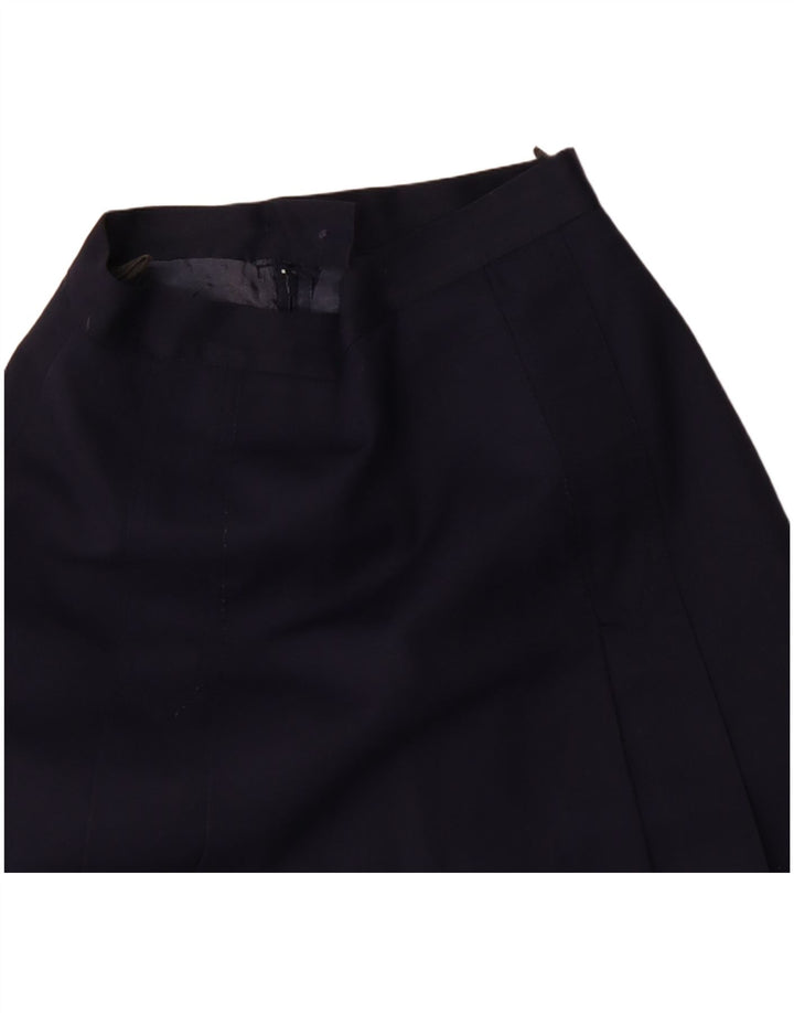 Saia vintage feminina linha A W24 XS azul marinho