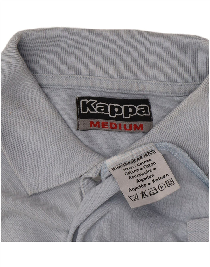 Camisa polo masculina KAPPA algodão azul médio
