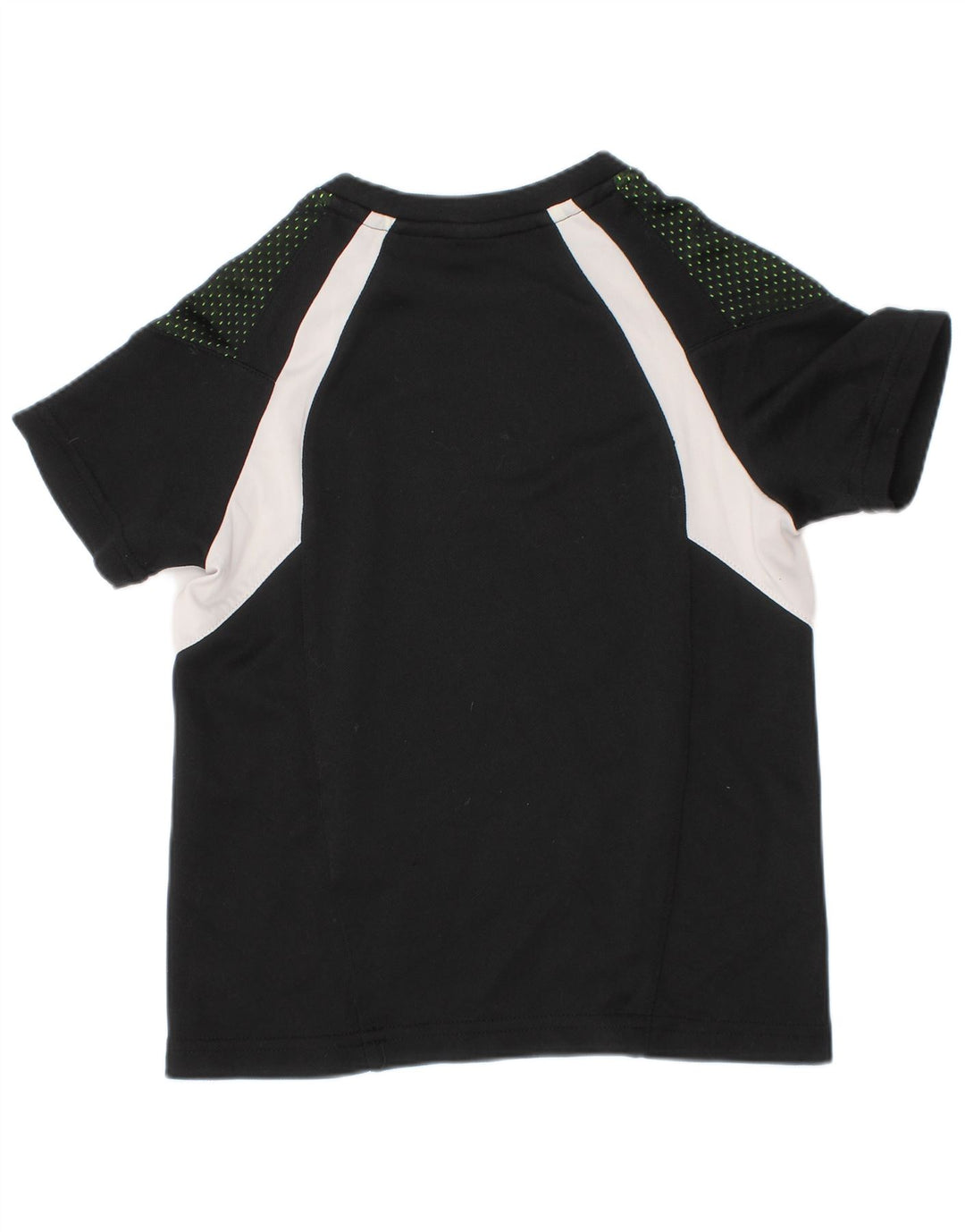 Camiseta Puma Meninos 4-5 Anos Preto Colorblock Poliéster