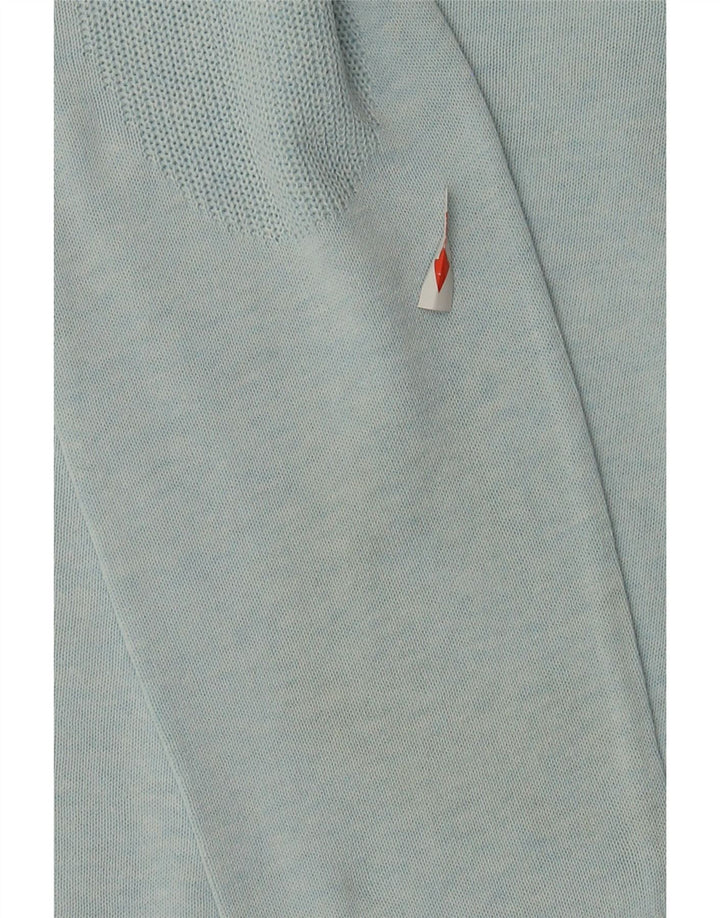 Suéter masculino Tommy Hilfiger com gola redonda grande azul