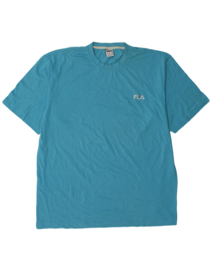 Camiseta masculina FILA Top XL algodão azul
