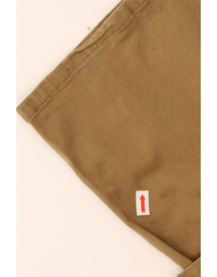 TRUSSARDI Womens Bootcut Casual Trousers W29 L26 Beige Cotton Vintage Trussardi and Second-Hand Trussardi from Messina Hembry 