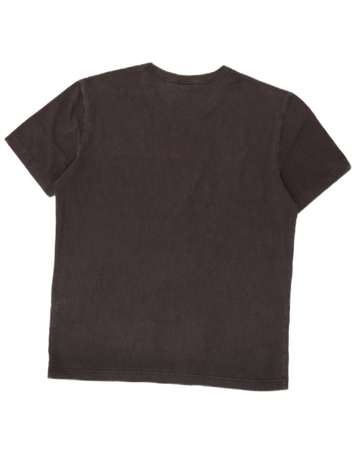 Camiseta gráfica masculina Champion de algodão preto médio