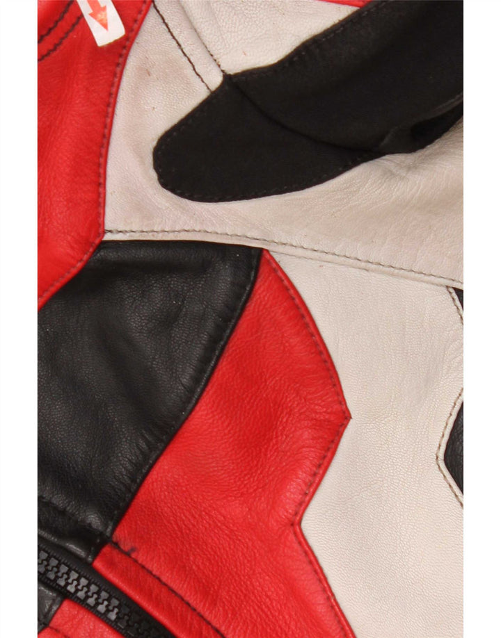 Jaqueta feminina Frank Thomas Racer IT 46 grande bloco colorido multicolorido