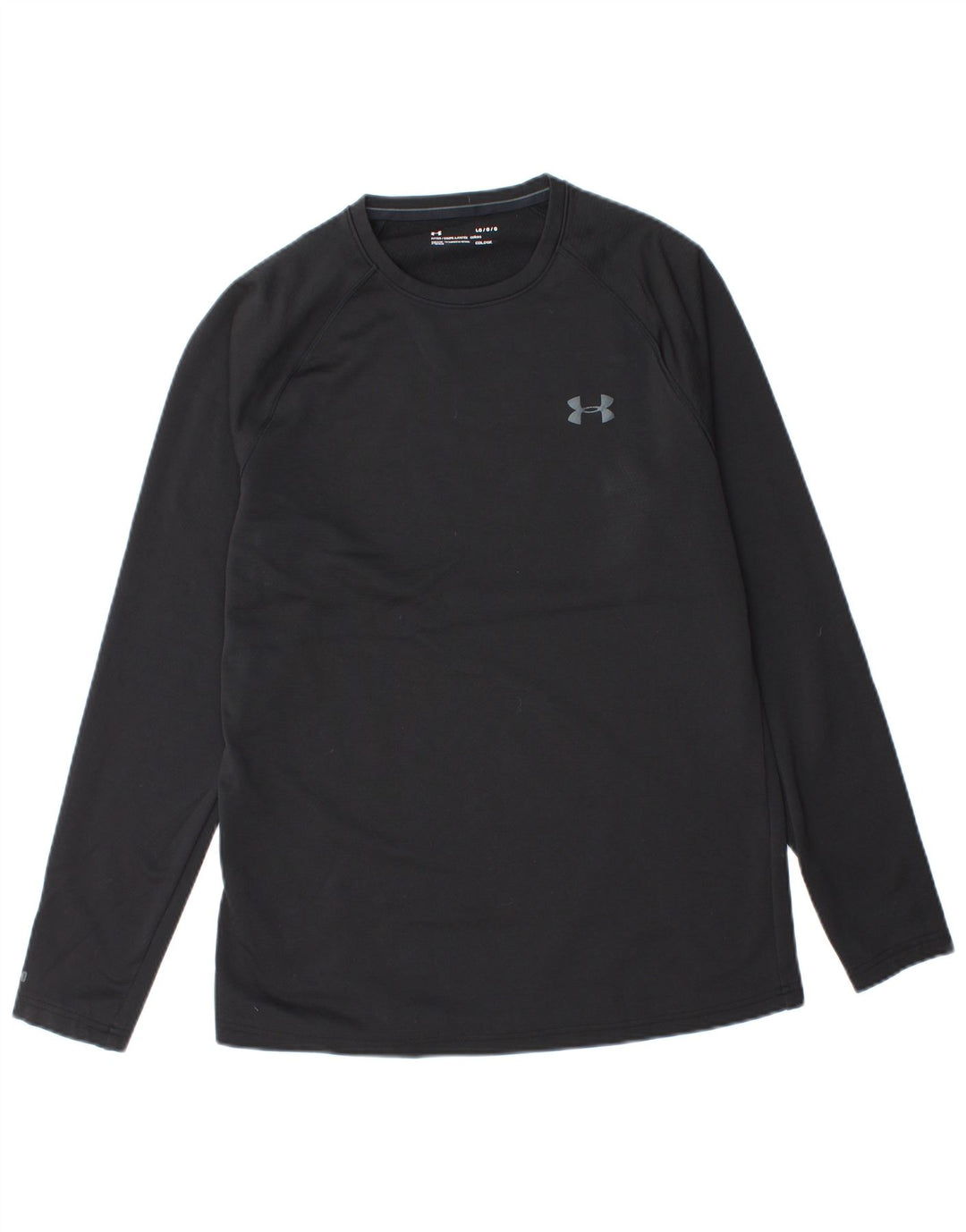 UNDER ARMOUR Mens Cold Gear Top Manga Longa Grande Preto