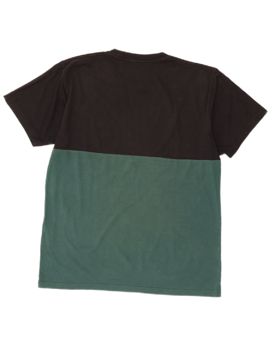 Camiseta masculina Vans Classic Fit Top médio preto colorblock algodão