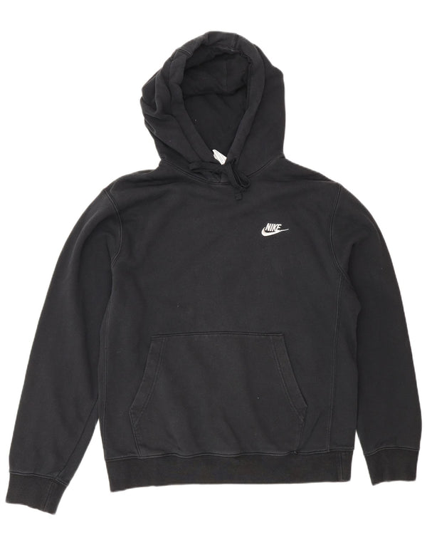 Nike Mens Hoodie Jumper Pequeno Algodão Preto