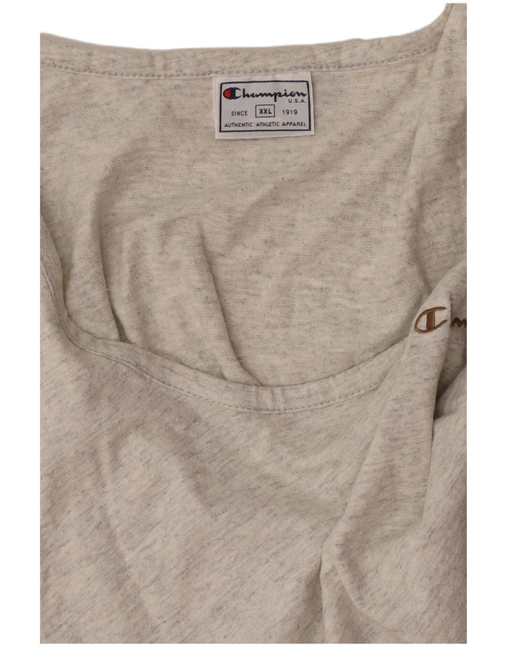 Colete masculino Champion 2XL cinza manchado
