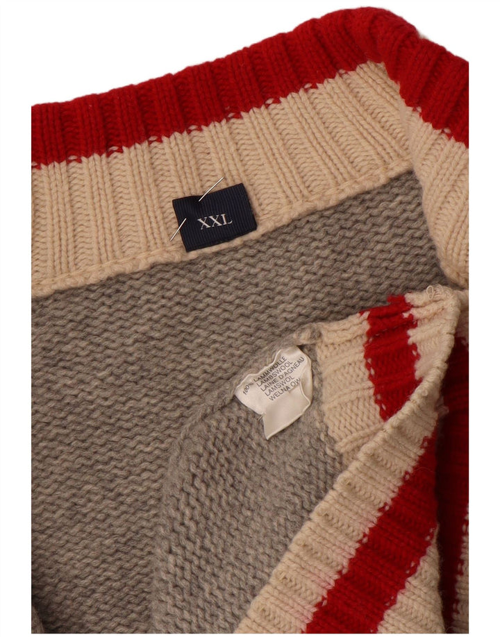 Suéter cardigã masculino MC NEAL 2XL lã cinza