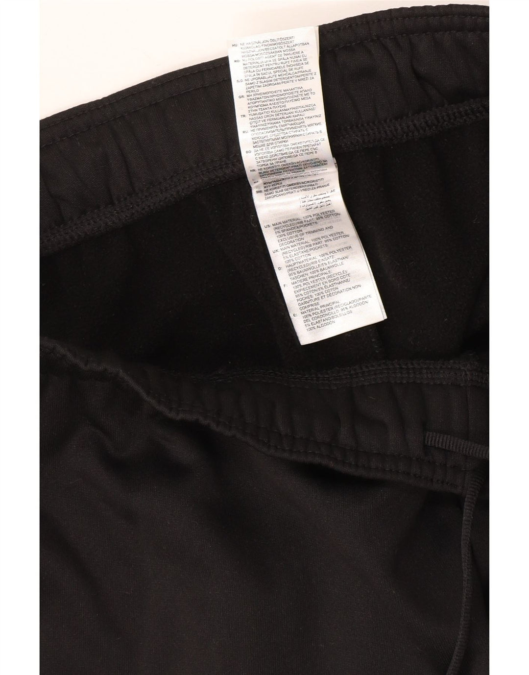 Calça de treino masculina Adidas Joggers XL preto colorblock poliéster
