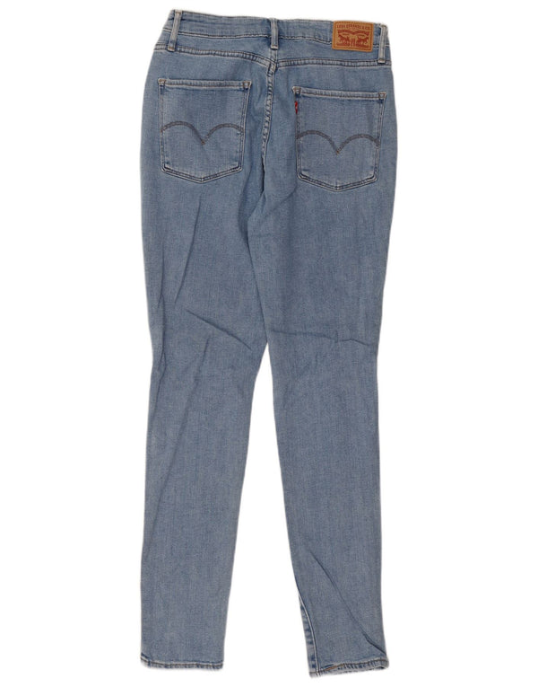 Levi's Womens 721 Distressed High Waist Skinny Jeans W30 L30 Blue Cotton