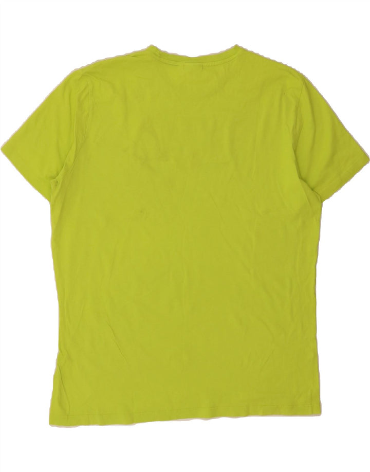 DIADORA Mens Graphic T-Shirt Top 2XL Green Cotton Vintage Diadora and Second-Hand Diadora from Messina Hembry 