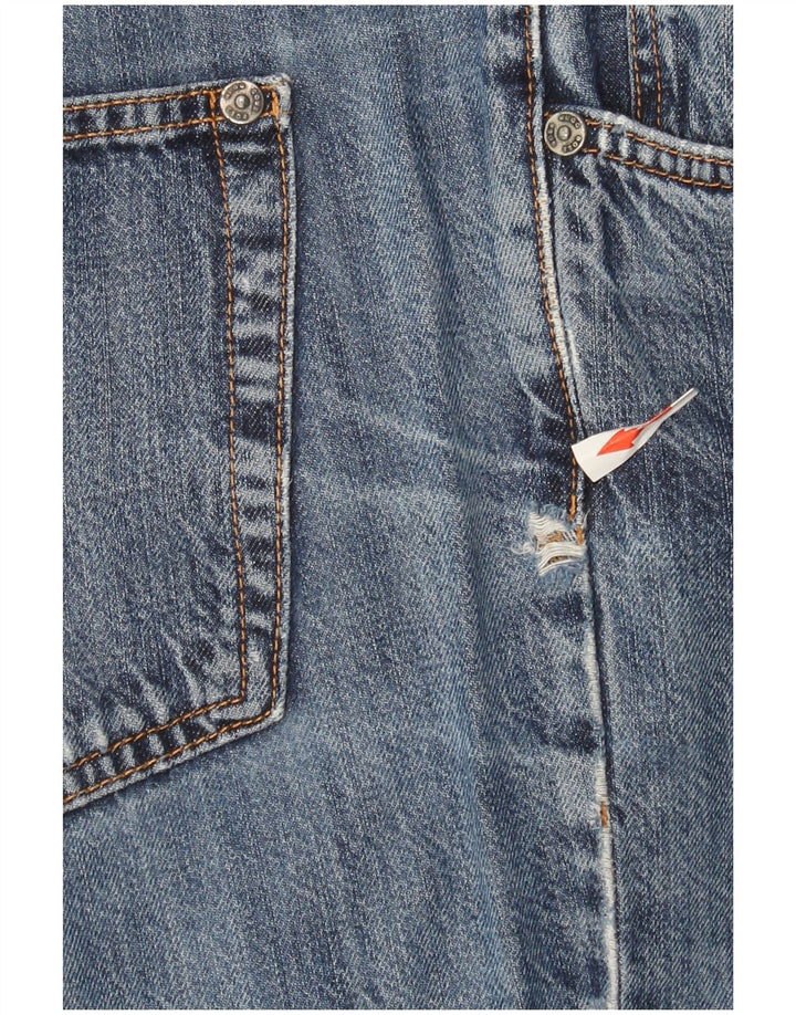 Hugo Boss Calça jeans reta masculina W36 L31 azul