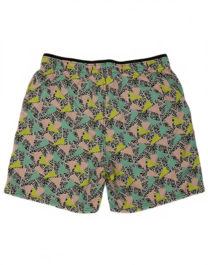 Nike Mens Sport Shorts Médio Poliéster Geométrico Multicolorido