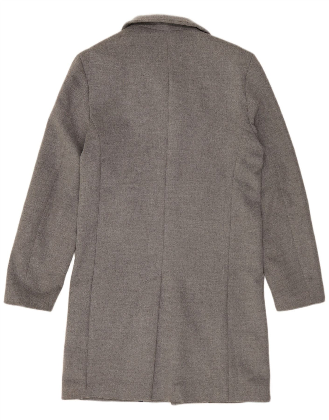 Sobretudo masculino Zara UK 36 pequeno poliéster cinza