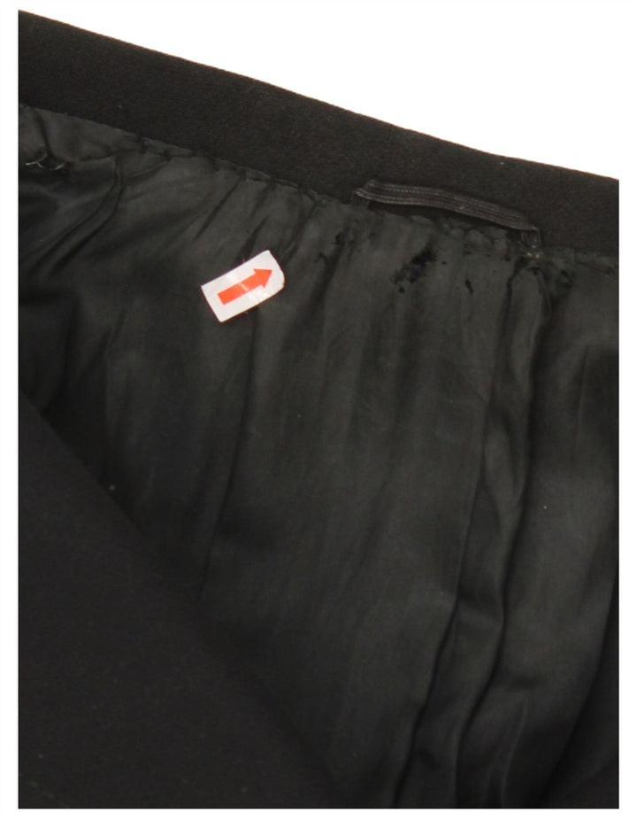 Sobretudo feminino VINTAGE UK 14 médio preto