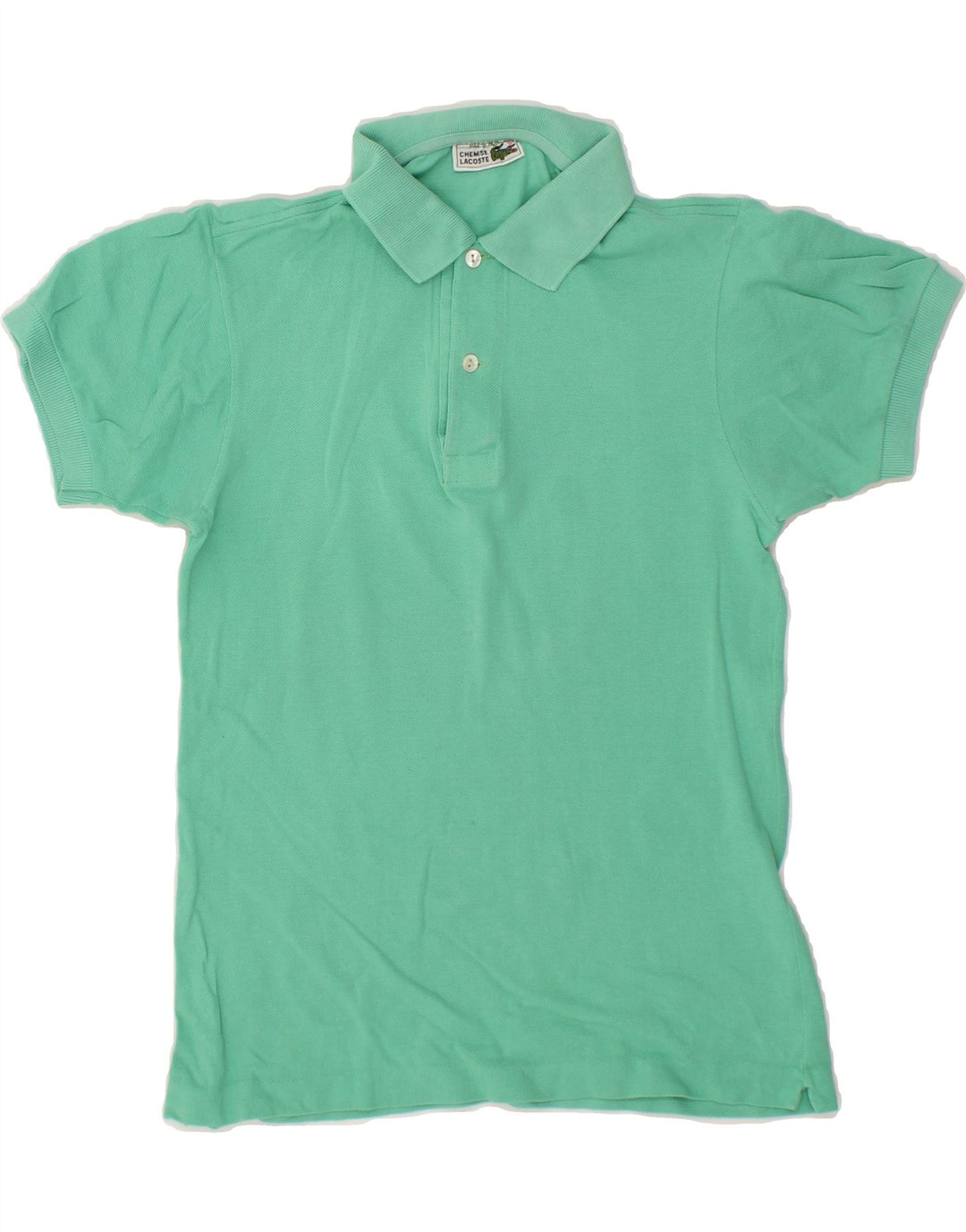 LACOSTE Mens Polo Shirt Small Green Cotton Vintage Lacoste and Second-Hand Lacoste from Messina Hembry 