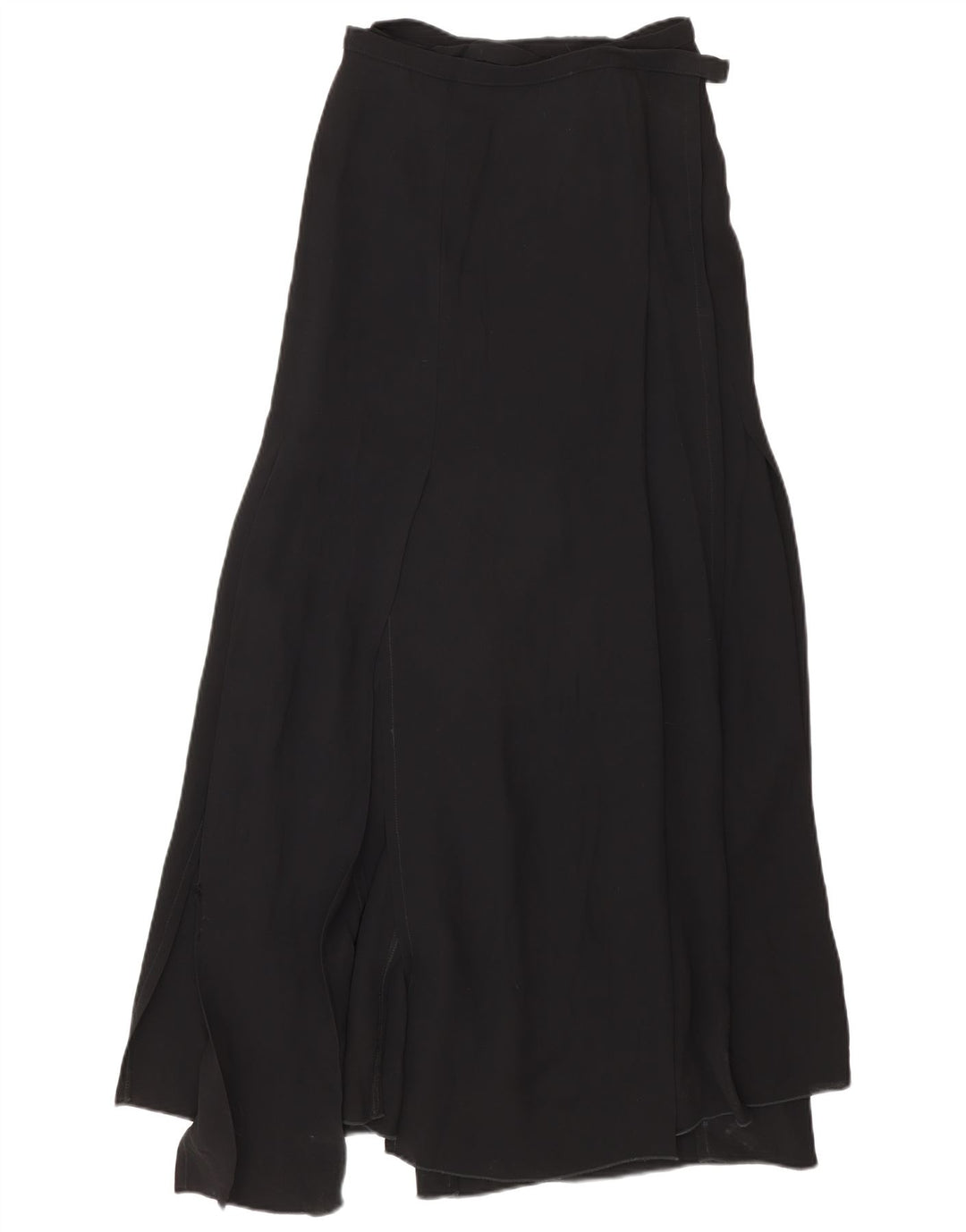 Saia maxi envoltória feminina Gianfranco Ferre IT 42 médio W28 viscose preta