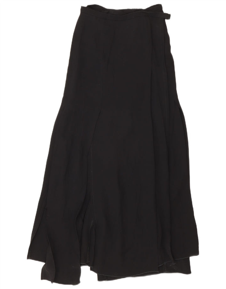 Saia maxi envoltória feminina Gianfranco Ferre IT 42 médio W28 viscose preta