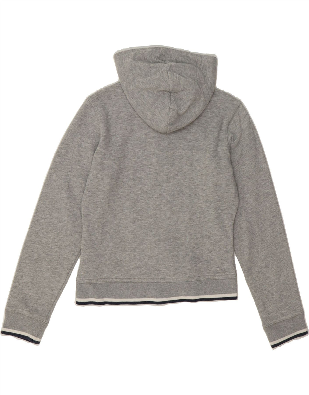 NIKE Womens Zip Hoodie Sweater UK 6/8 XS Grey Cotton Vintage Nike and Second-Hand Nike from Messina Hembry 