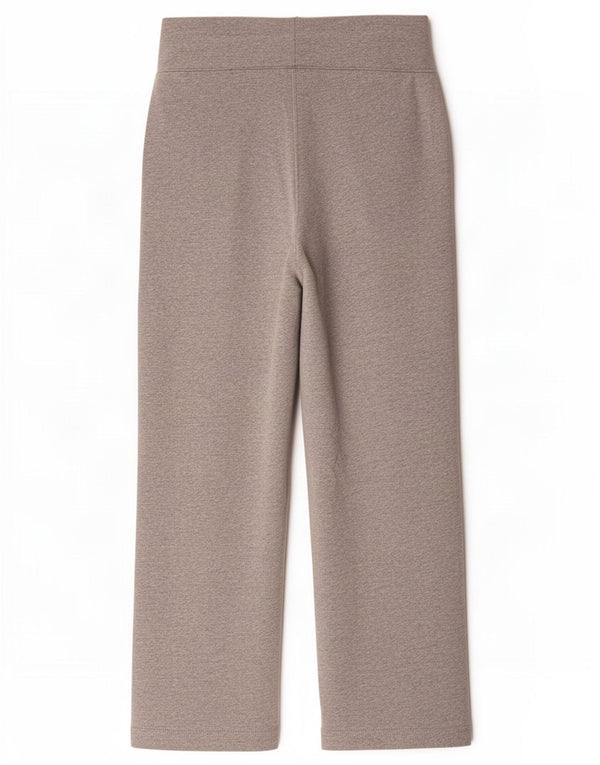 Calça de treino feminina Adidas UK 8 pequena cinza manchada de algodão