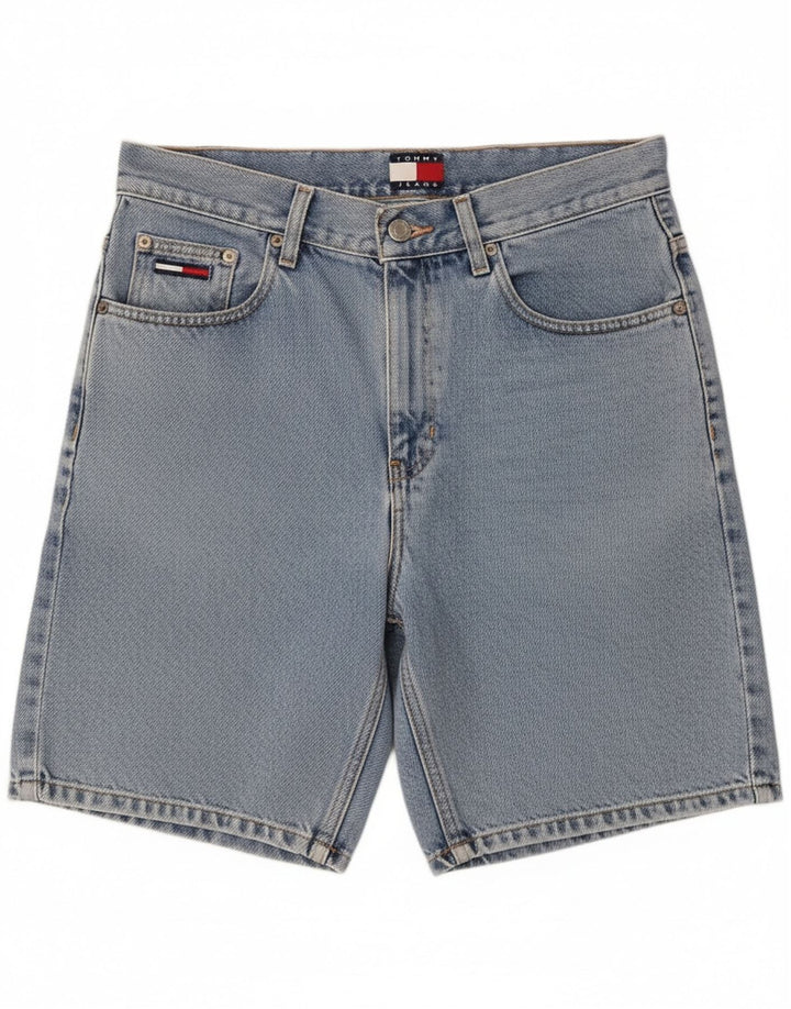 Shorts jeans masculino Tommy Hilfiger W30 algodão azul médio