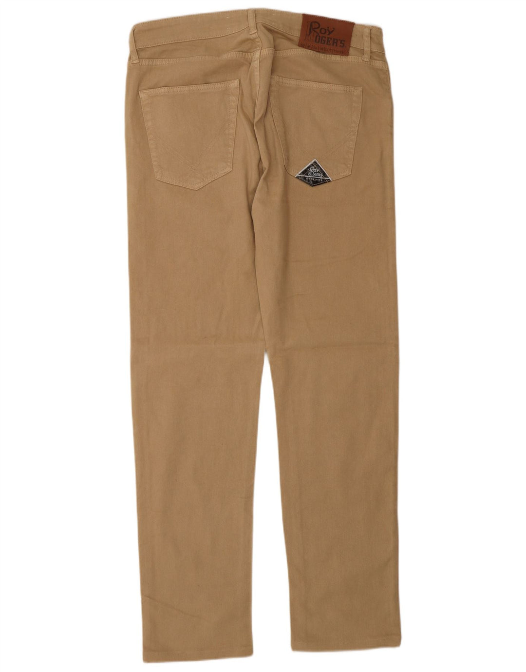 Calça jeans reta masculina Roy Rogers W34 L32 algodão marrom
