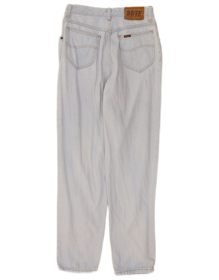 Rifle Mens Straight Jeans W31 L30 Azul Algodão